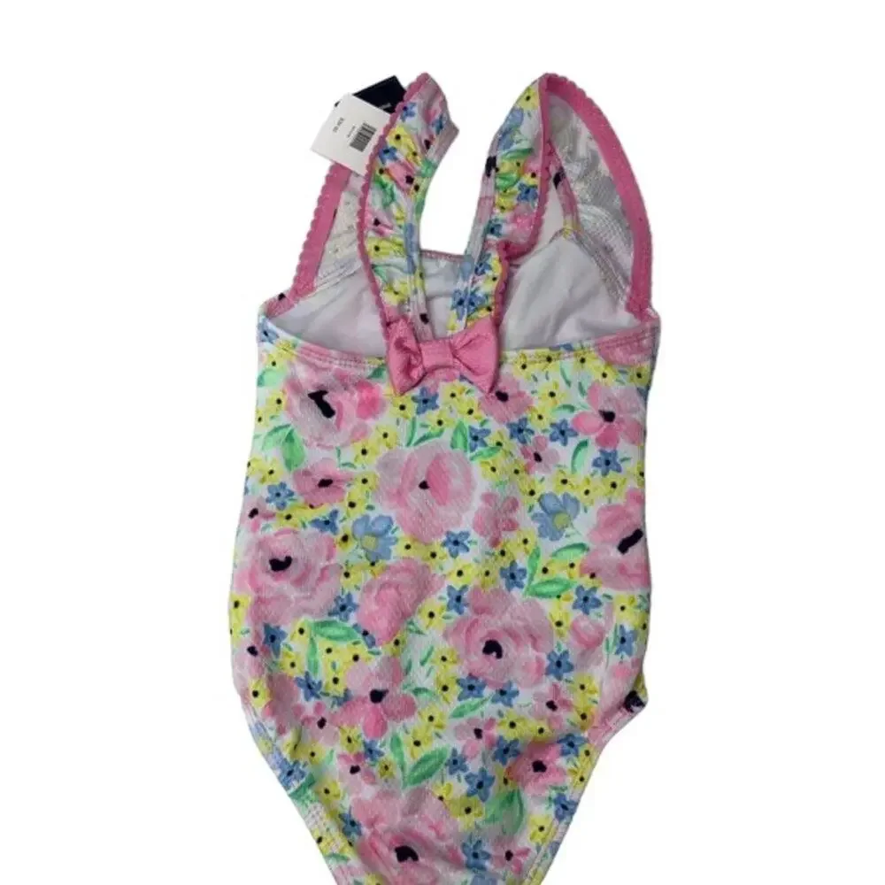CROWN & IVY Kids Floral SPF Swimsuit 3T
